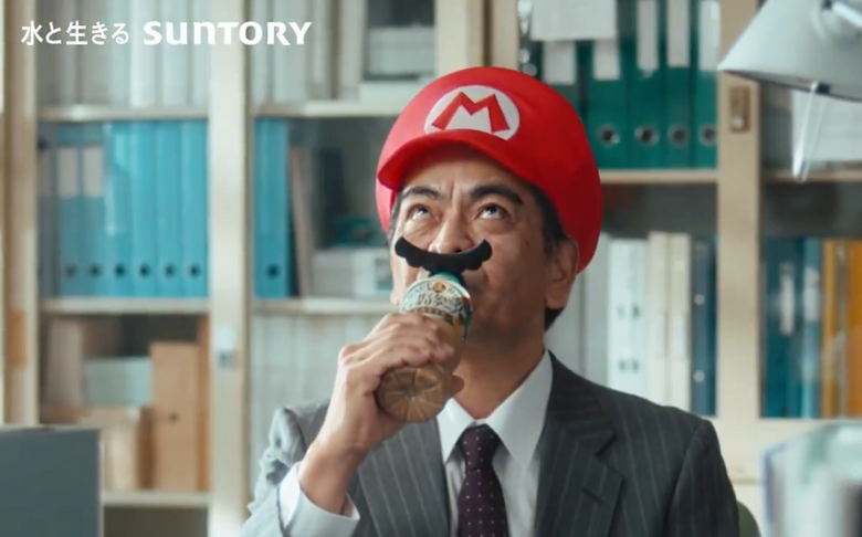 Nintendo and Suntory team up for a Mario drink campaign in Japan