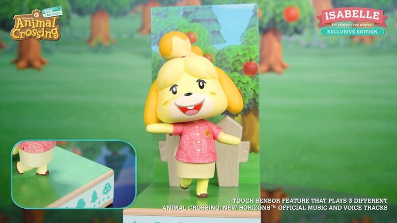 First 4 Figures shows off the sound function of their Animal Crossing "Isabelle" statue