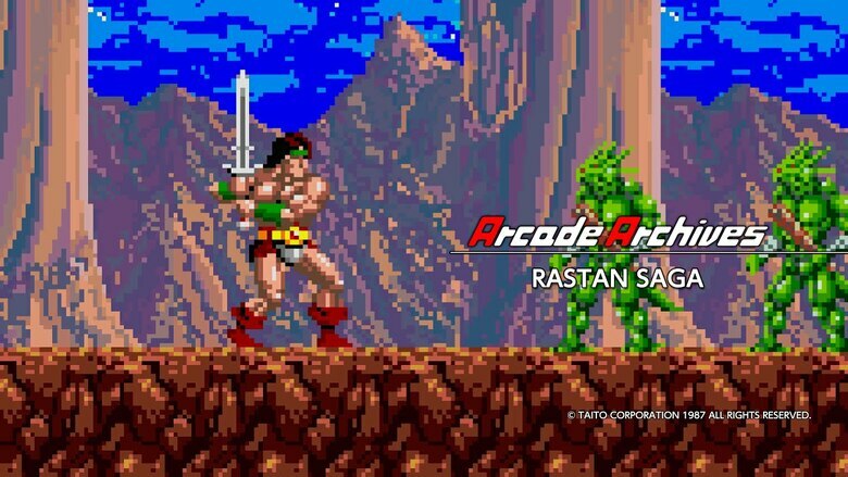 Arcade Archives: Rastan Saga comes to Switch today