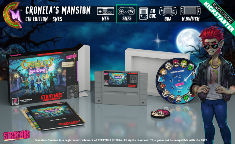 Physical SNES & Game Boy versions of Cronela's Mansion revealed