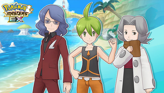 Members of the Sinnoh Elite Four join Pokémon Masters EX