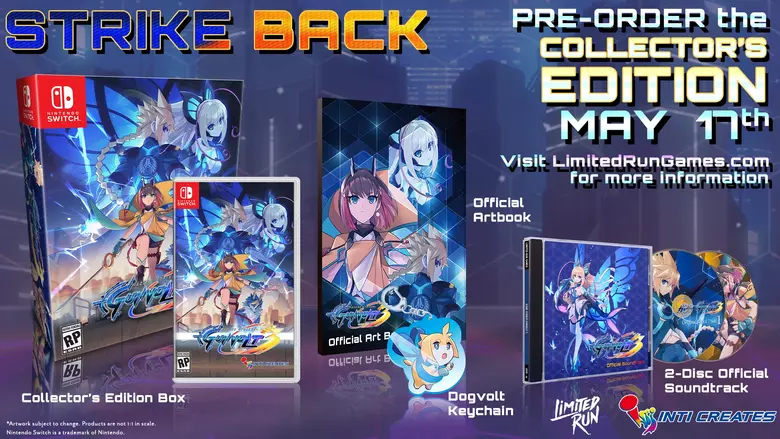 Limited Run Games opens pre-orders for physical version of Azure Striker Gunvolt 3