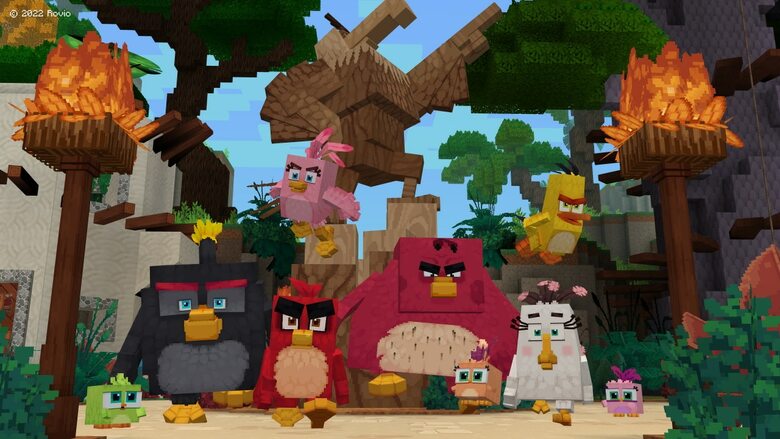 Angry Birds DLC now available in Minecraft