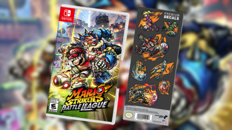 Pre-order Mario Strikers: Battle League from Walmart and get a free sticker sheet