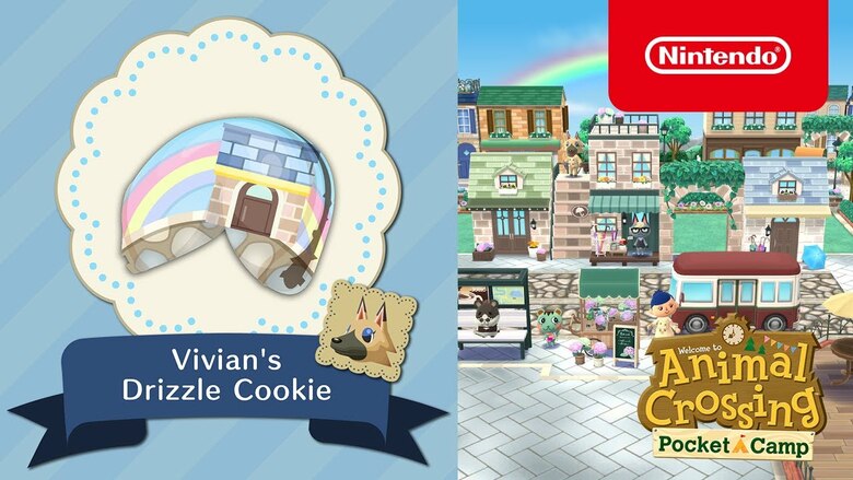 Animal Crossing: Pocket Camp - Vivian's Drizzle Cookie content available