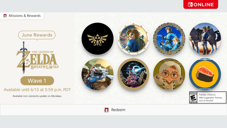 Breath of the Wild icons now available for Nintendo Switch via Nintendo Switch Online