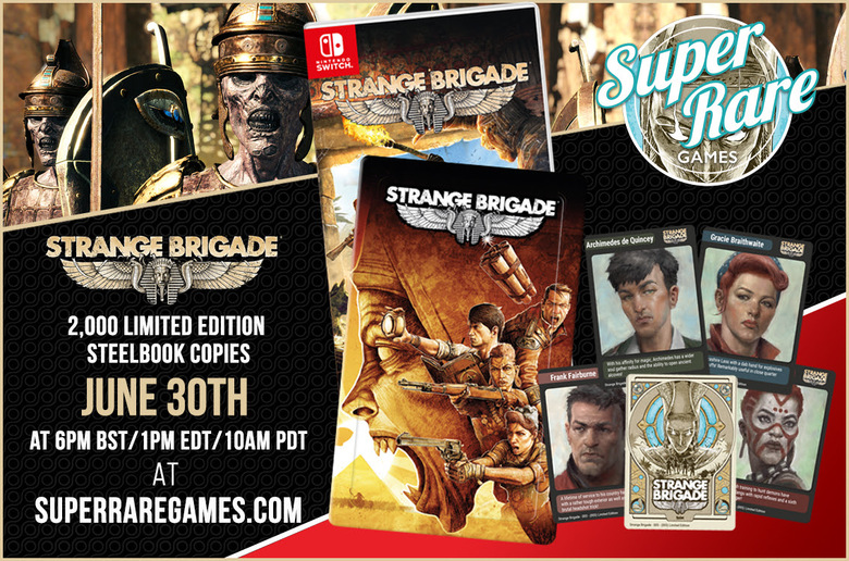 Strange Brigade getting a physical release via Super Rare Games