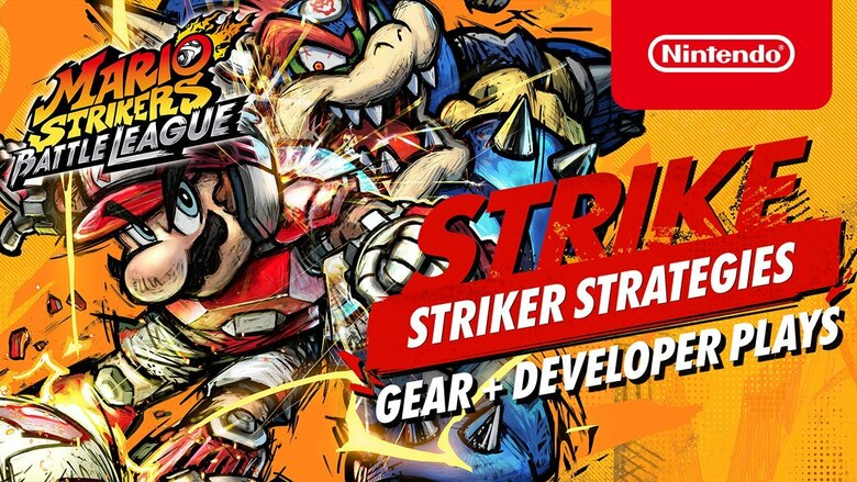 Mario Strikers: Battle League 'Gear + Developer Plays' video