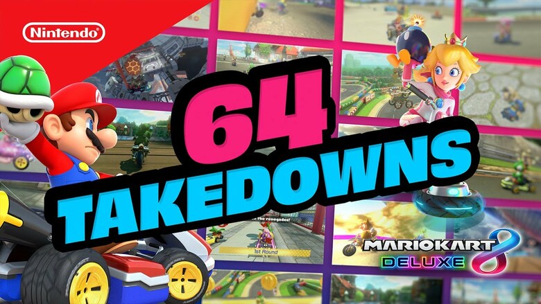 Mario Kart 8 Deluxe '64 Takedowns' promo video