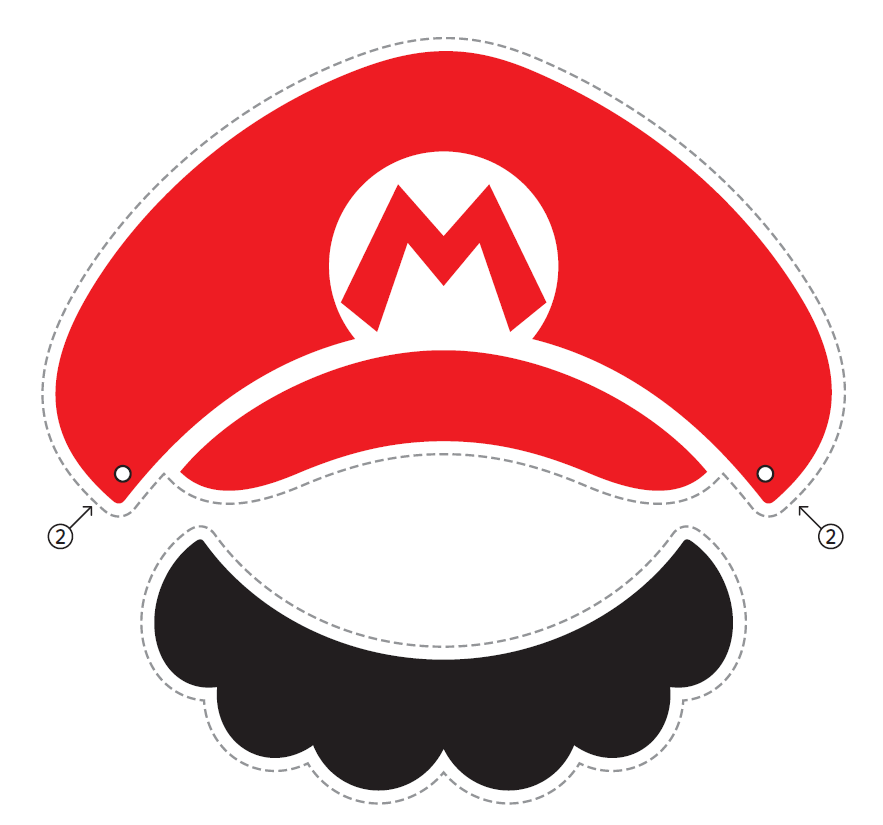 Nintendo releases official Mario/Luigi paper hats, mustaches | GoNintendo